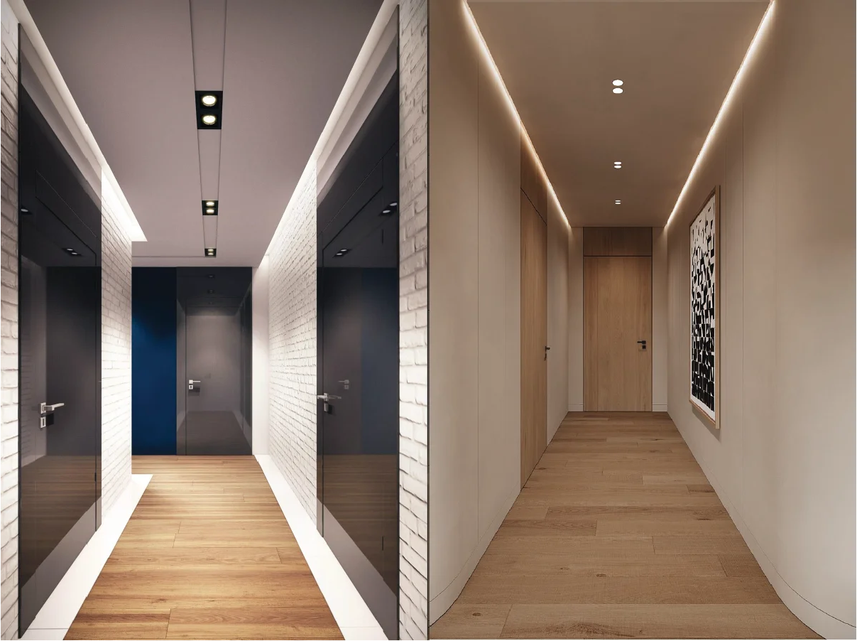 Led conceal down light