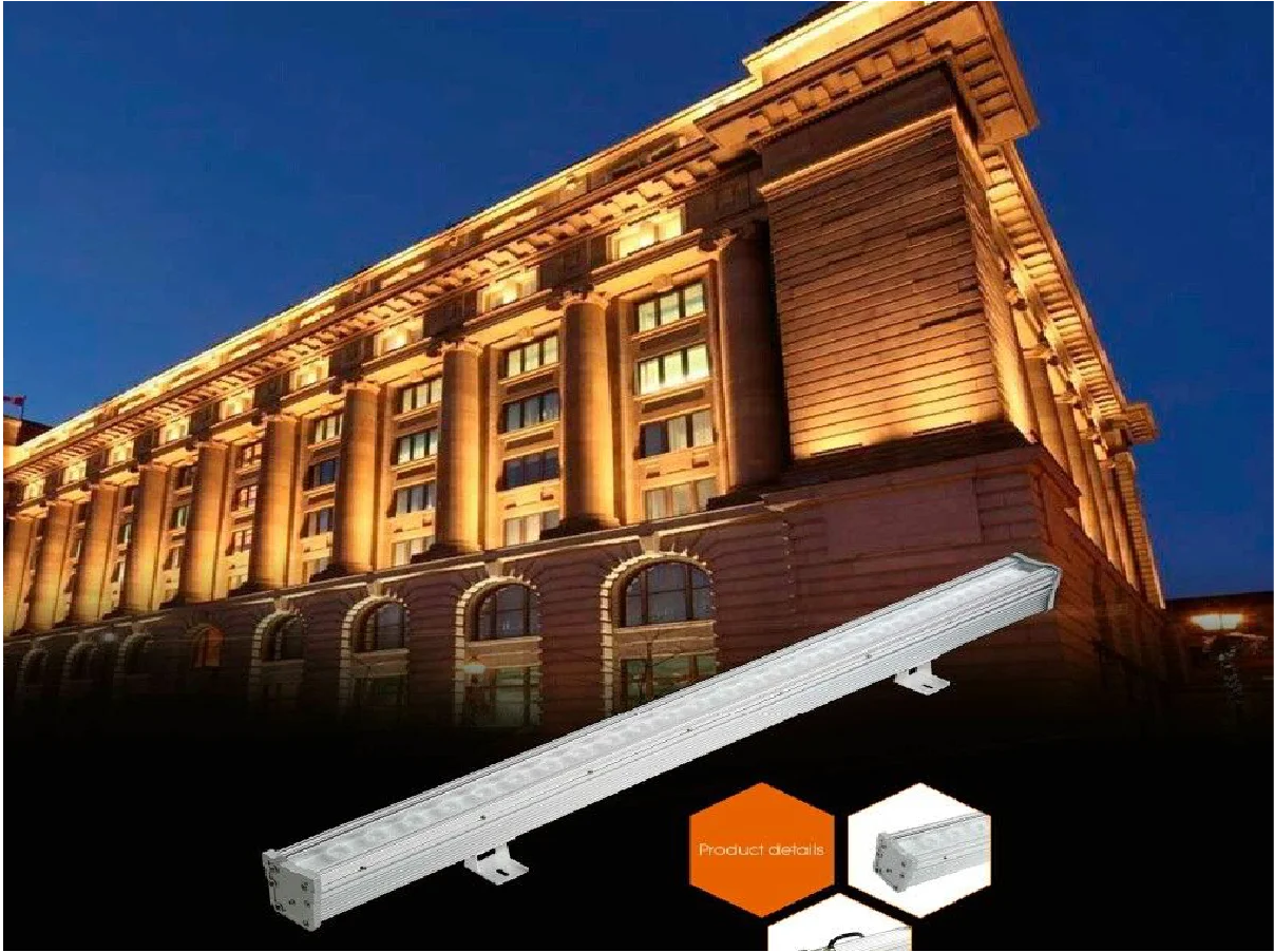 Facade wall washer light